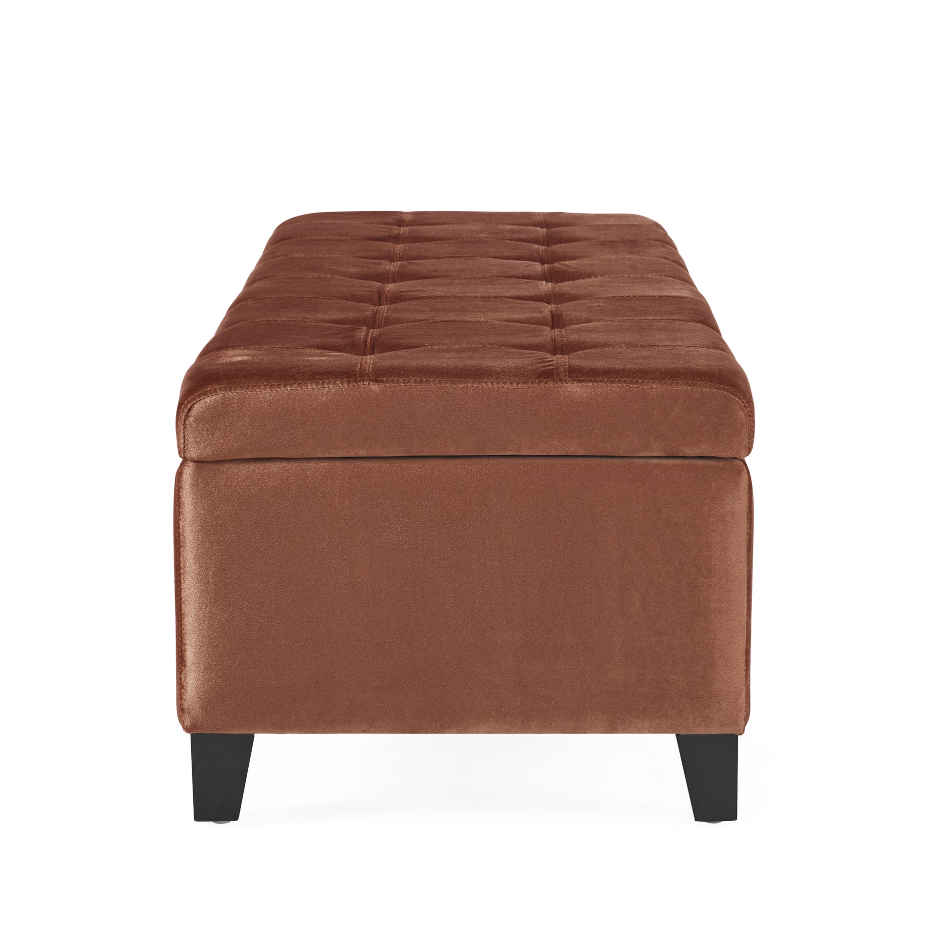 Storage Ottoman Blush Velvet