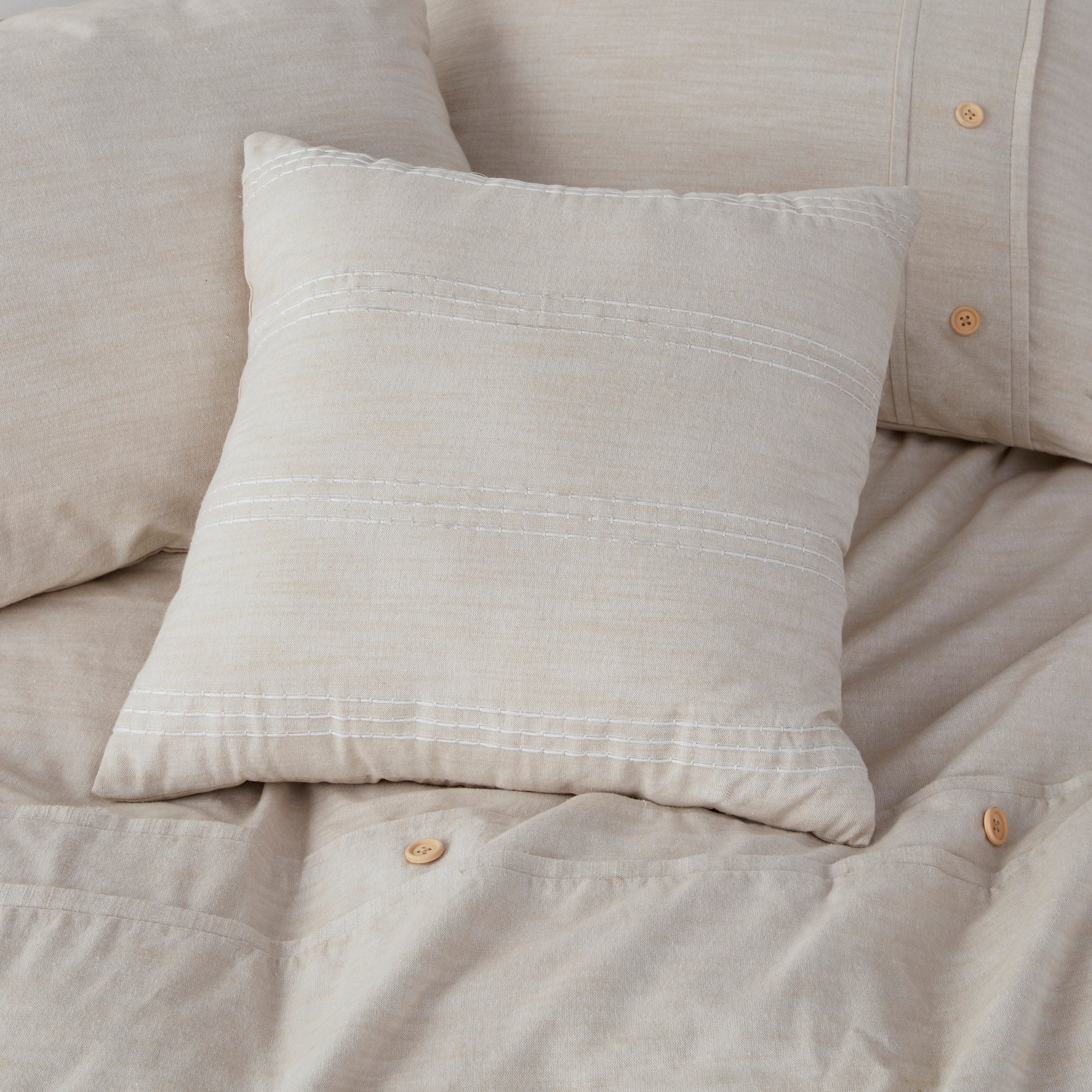 5 Piece Organic Cotton Oversized Comforter Cover Set W Removable Insert Natural Full Queen Natural Cotton
