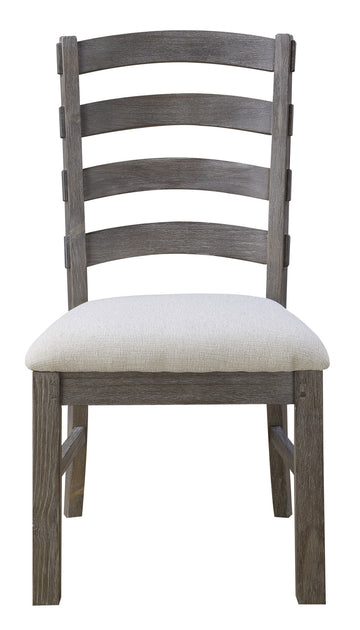 Rusti Brown Upholstered Dining Chairs, Set Of 2 Brown Solid Wood