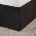 7 Piece Faux Suede Comforter Set Grey Queen Queen Grey Polyester