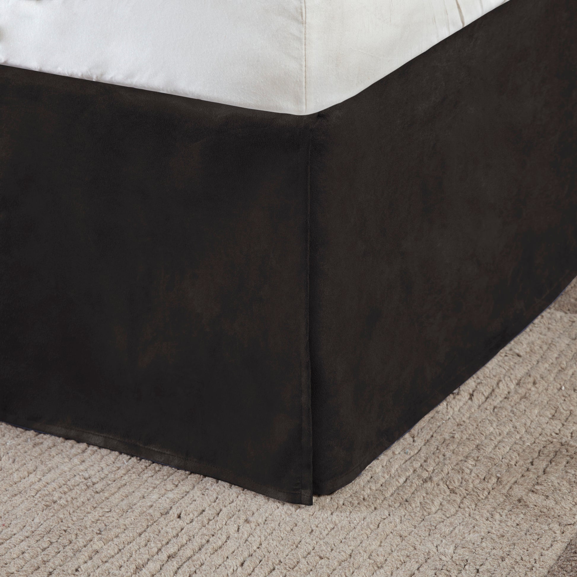 7 Piece Faux Suede Comforter Set Grey Queen Queen Grey Polyester