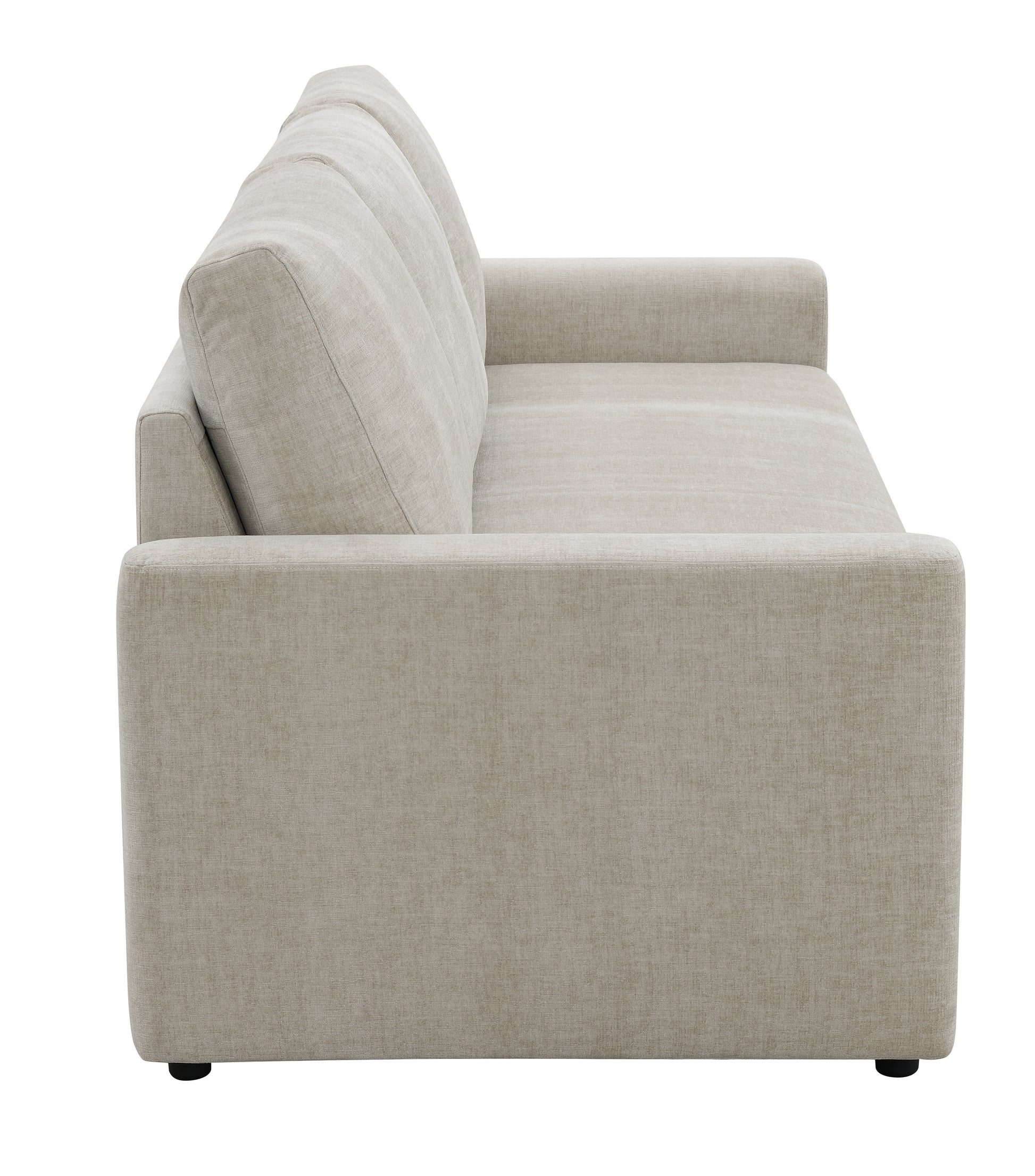 Leira Sofa W Sleeper, Beige Linen Lv03490 Beige Upholstered 3 Seat