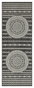 Sunshine Gc Har2017 Anthracite 2 Ft. 7 In. X 7 Ft. 3 In. Indoor Outdoor Area Rug Anthracite Polyester Polypropylene