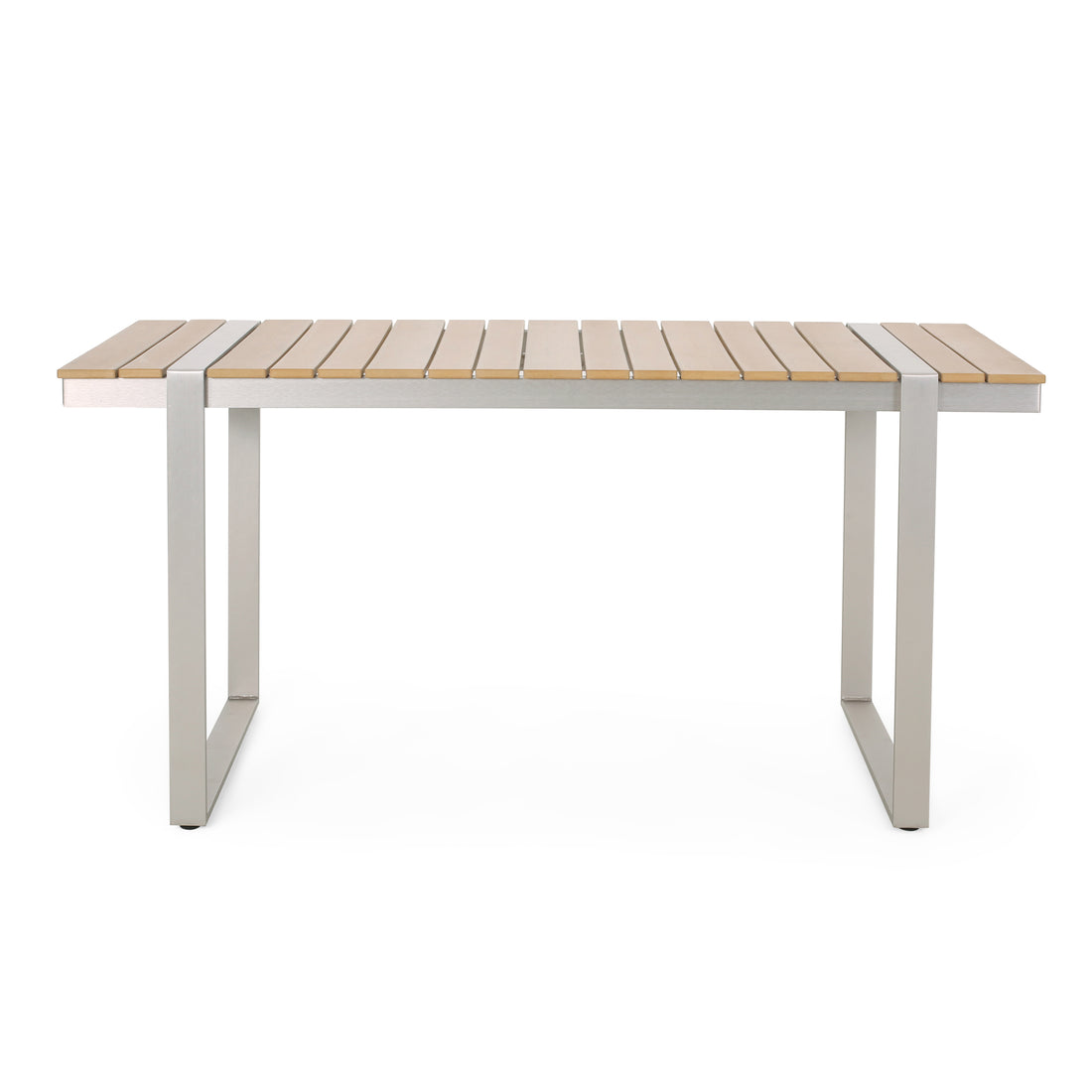 Dining Table, Silver Natural Natural Wood