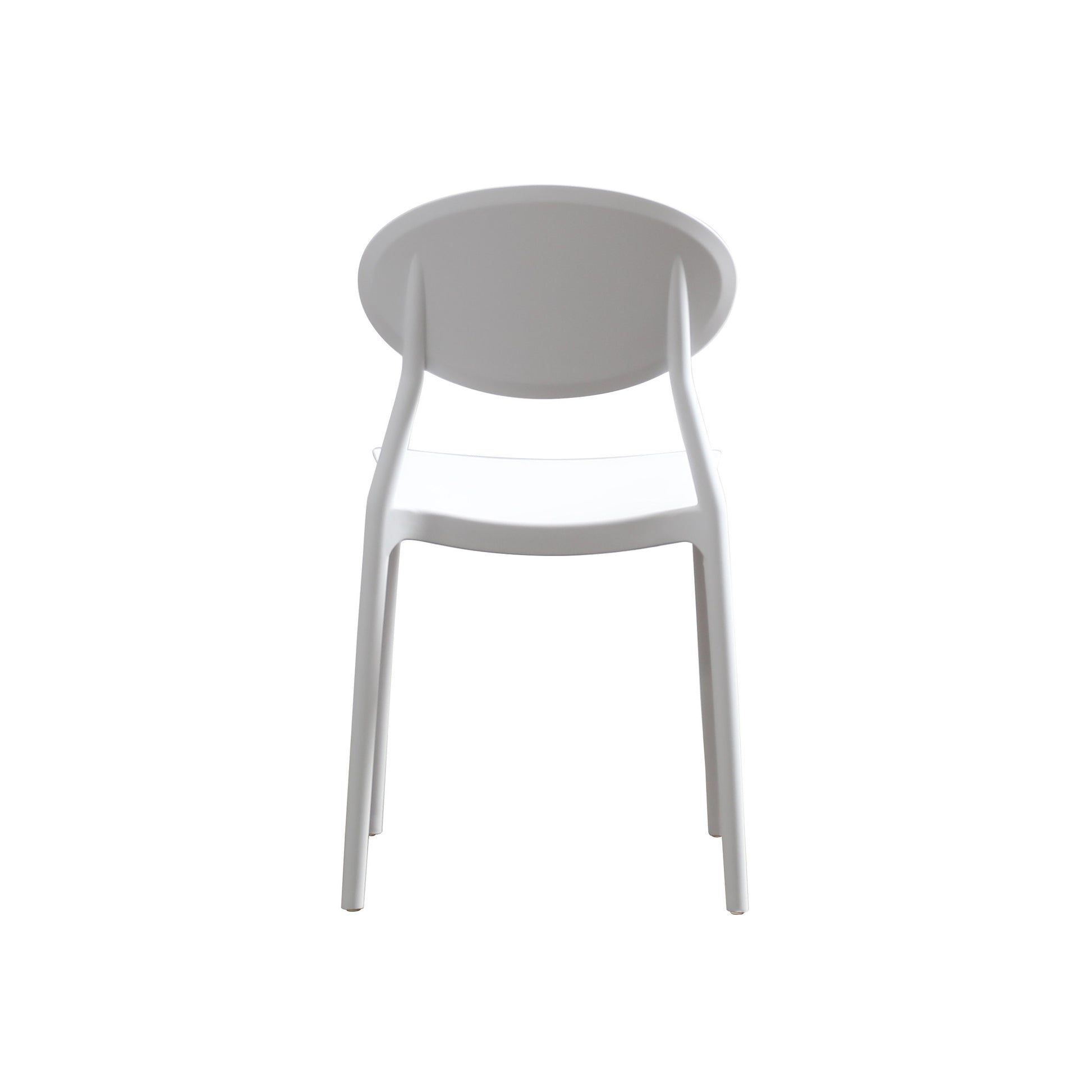 Westlake Injection Molding Pp Chair Set Of 2 White Polypropylene