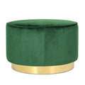 Swivel Ottoman Emerald Altay Velvet