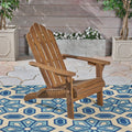 Hollywood Foldable Adirondack Chair Dark Brown Wood