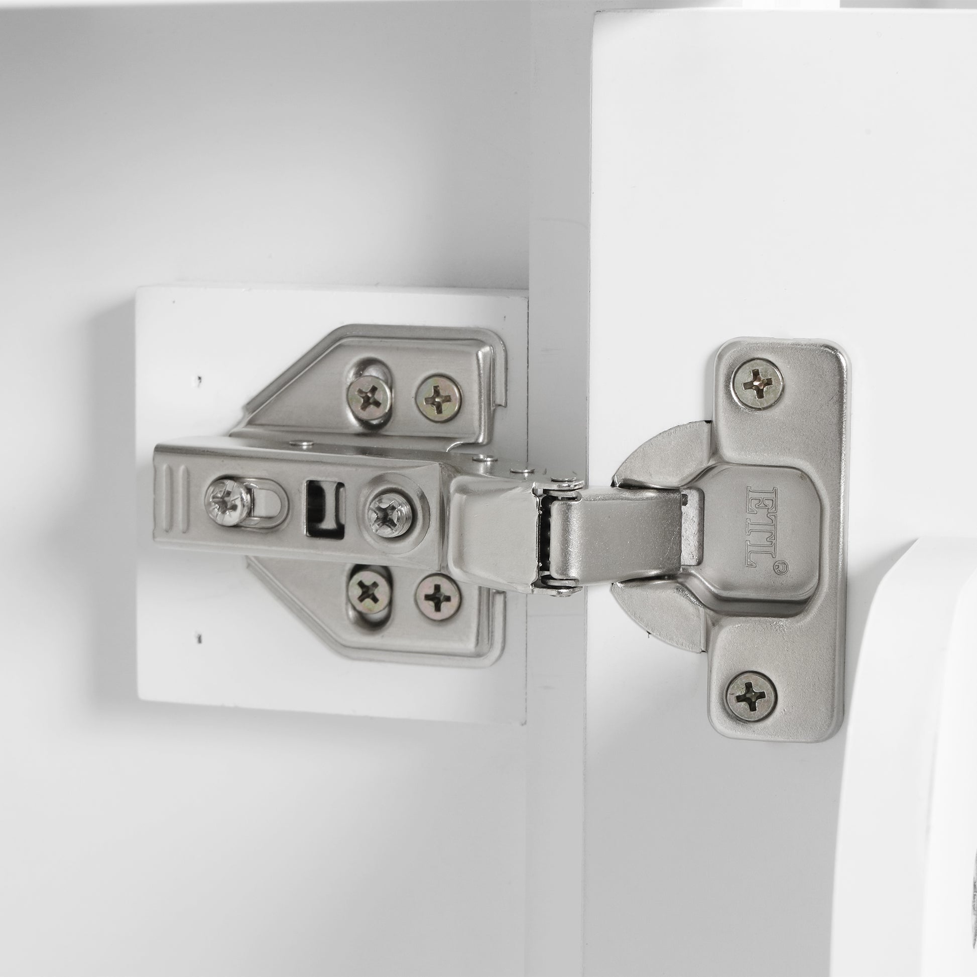 20" Bathroom Vanity With Sink, Bathroom Cabinet With Soft Closing Door, Storage Rack And Adjustable Shelve, White Old Sku:Wf531249Aak White Mdf