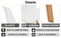White Stone Burning Tabletop With Rubber Wooden Legs, Foldable Computer Desk, Foldable Office Desk,4 Modern Chairs Can Rotate 360 Degrees,The Seat Cushion Is Made Of Pu Material. Zd 1545Sc 003 White Sintered Stone