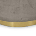 Swivel Ottoman Grey Altay Velvet