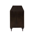 Diya Console Cabinet, Forged Bronze & Espresso Finish Ac02503 Bronze Wood