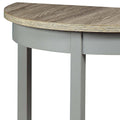 Justino Natural Oak & Gray Finish Console Table Gray,Oak Synthetic Wood