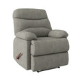 The Grayson Gray Polyester Manual Handle Wood Cushion Back Polyester