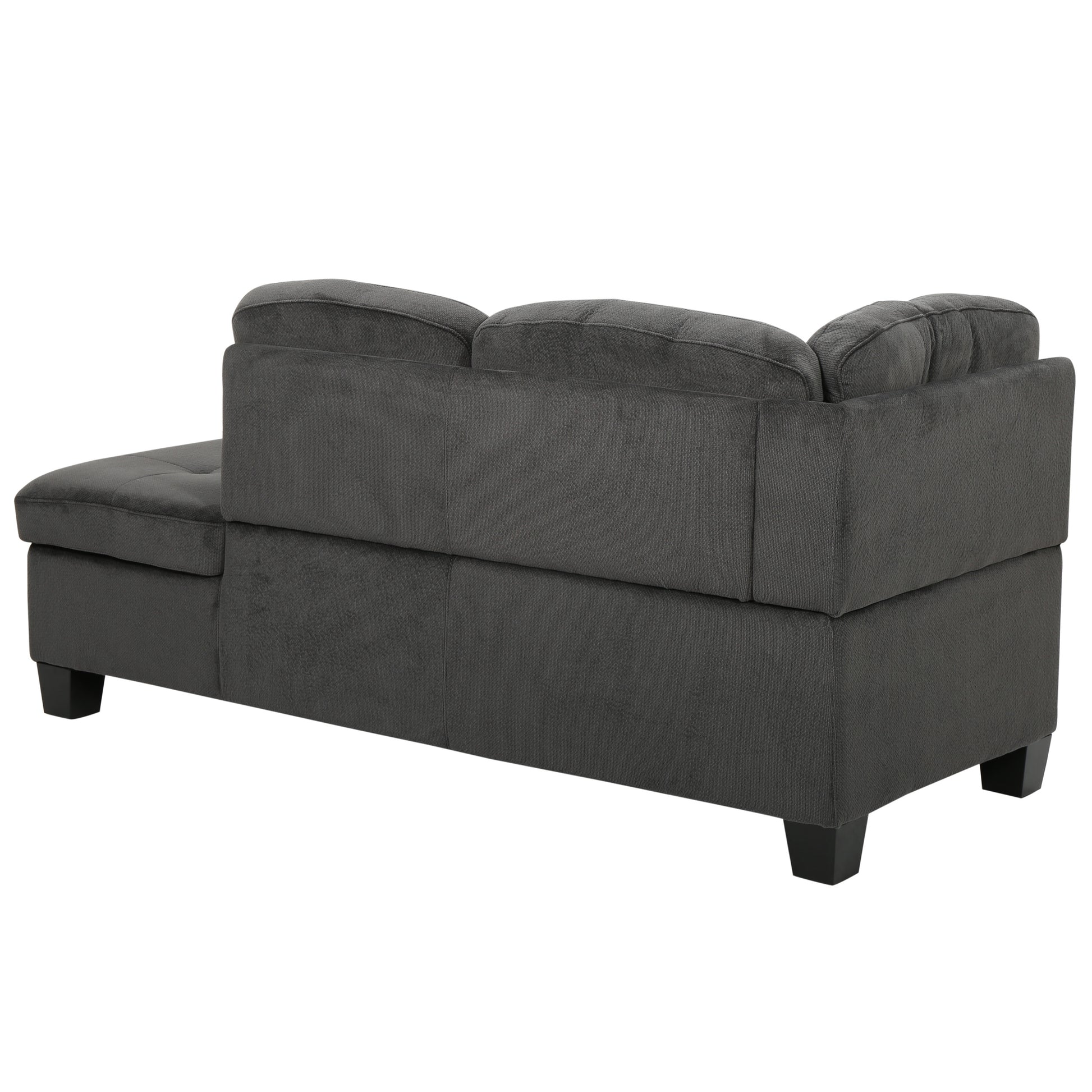 Sofa Charcoal Fabric 6 Seat