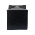 Prismatic Grain Symmetry Side Table Black Concrete