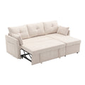 United Modular Sectional Sofa L Shaped Modular Couch With Reversible Chaise Modular Sofa Sectional Couch With Storage Seats Beige Chenille 3 Seat