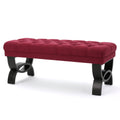 Hilton Ottoman Red Fabric