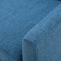 Kd Accent Chair Blue Fabric