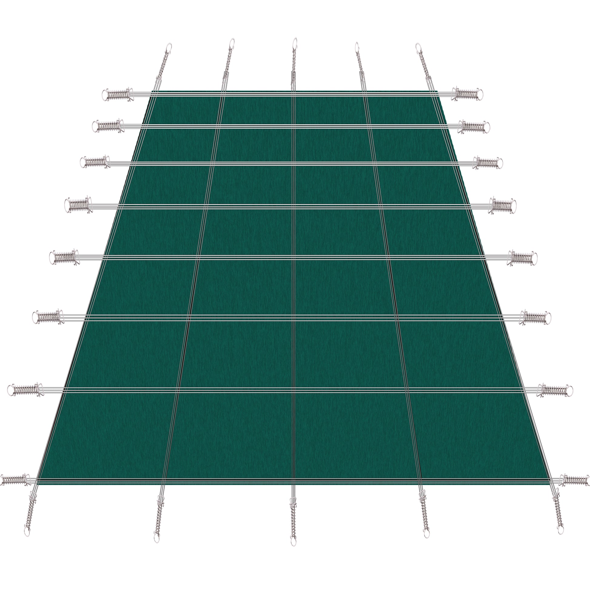 Inground Pool Safety Cover, 18X36Ft Rectangle Winter Safety Pool Cover For Inground Swimming Pools, Solid Safety Pool Covers, Triple Stitched For High Strength, Hardware Included,Green Mesh Green Polypropylene