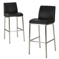 Barstool Black Wood