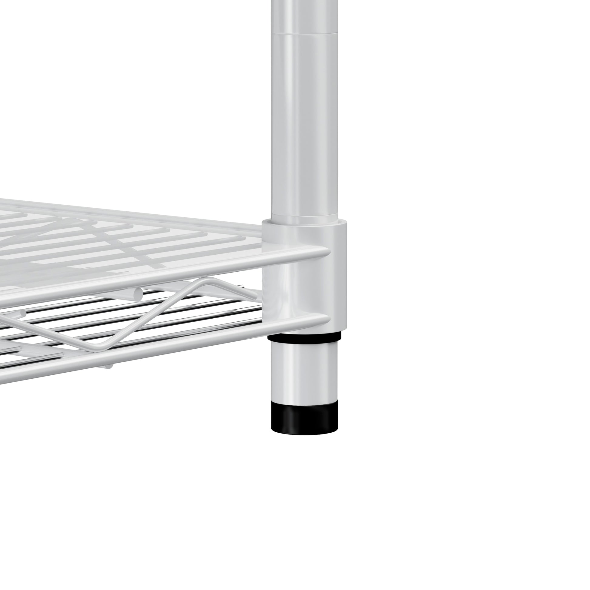 5 Tier Heavy Duty Adjustable Shelving And Racking, 300 Lbs. Per Wire Shelf, With Wheels And Shelf Liners, For Warehouses, Supermarkets, Kitchens, Etc. 59.45 "L 24.02 "W 71.65 "H,White White Steel