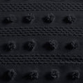 Clip Jacquard Comforter Set Twin Twin Xl Twin Black Polyester