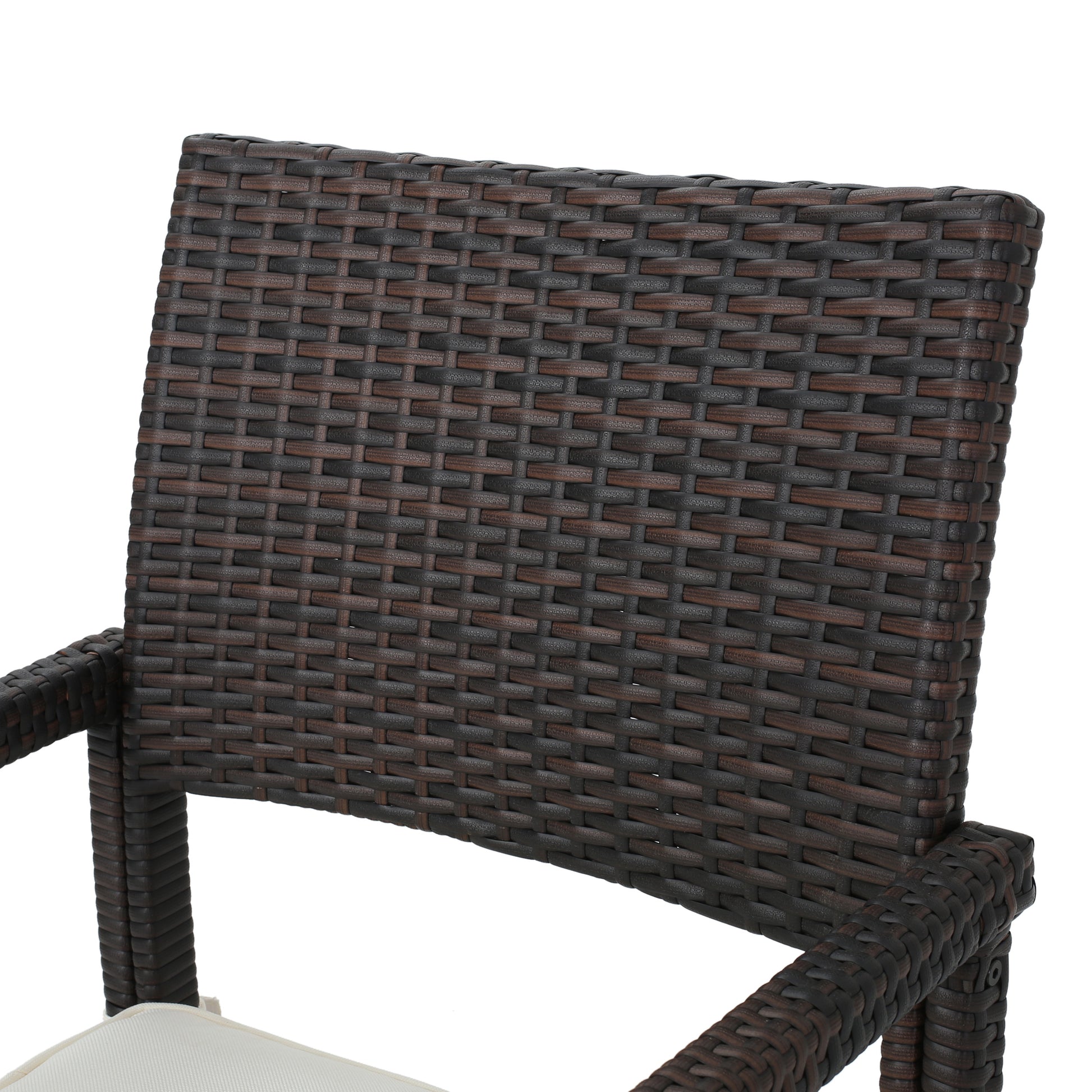 Rhode Island Dining Chair Set Of 2 Brown Wicker