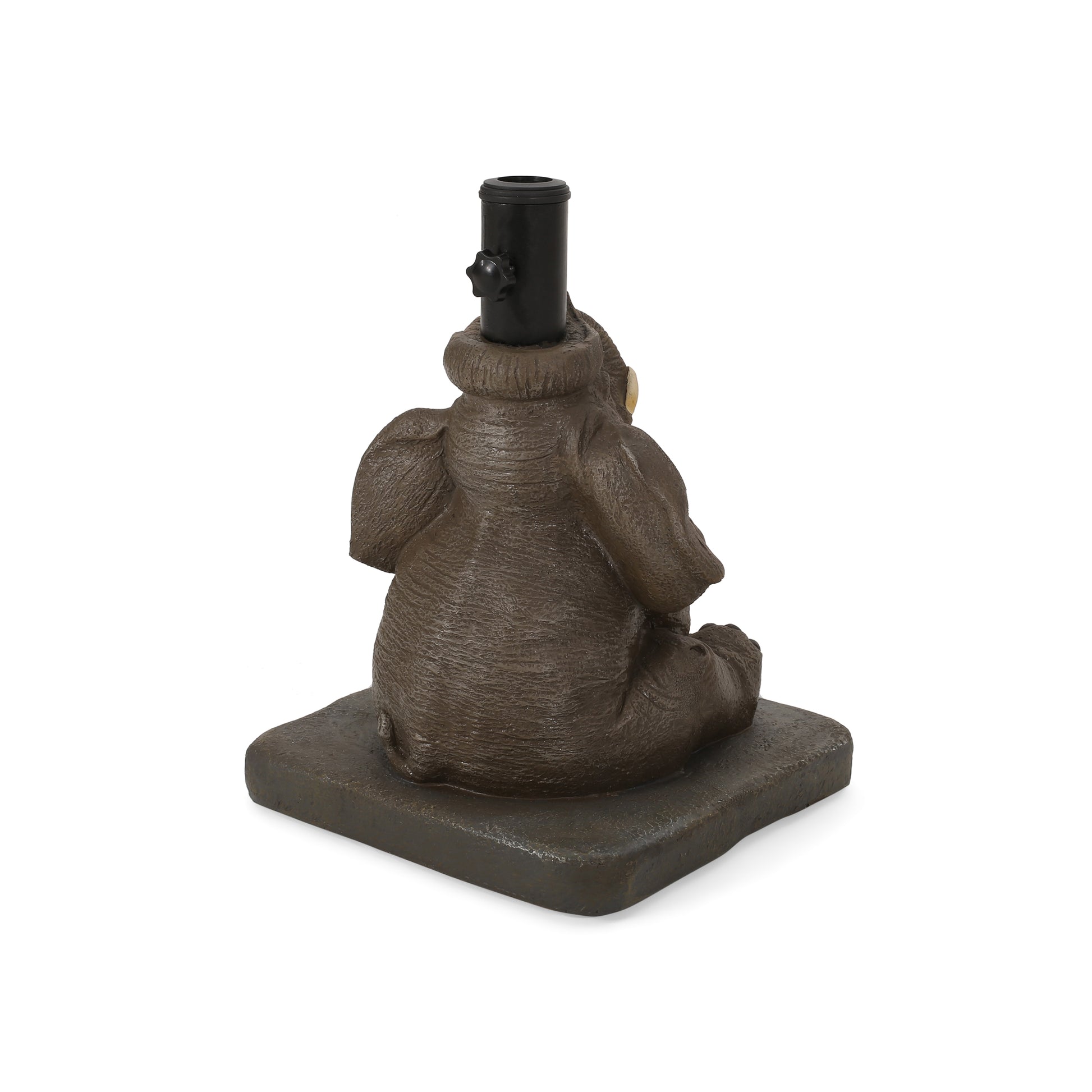 Elephant Umbrella Base Gray Concrete