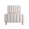 Gatsby Toddler Bed In Boucle Cream Fabric