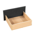 Full Size Velvet Platform Bed With Rabbit Shaped Headboard, With Drawers, With Bed End Storage Pocket, Gray Full Gray Plywood