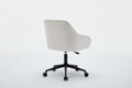 Elegent Velvet Office Chair With Wheels, Makeup Vanity Chair Height Adjustable For Teens Women Girls, Comfy Swivel Modern Leisure Armchair For Home Office, Bedroom, Study And Vanity. Beige Beige Primary Living Space Luxury,Modern Foam Iron