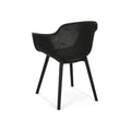 Lotus Chair Black Polypropylene