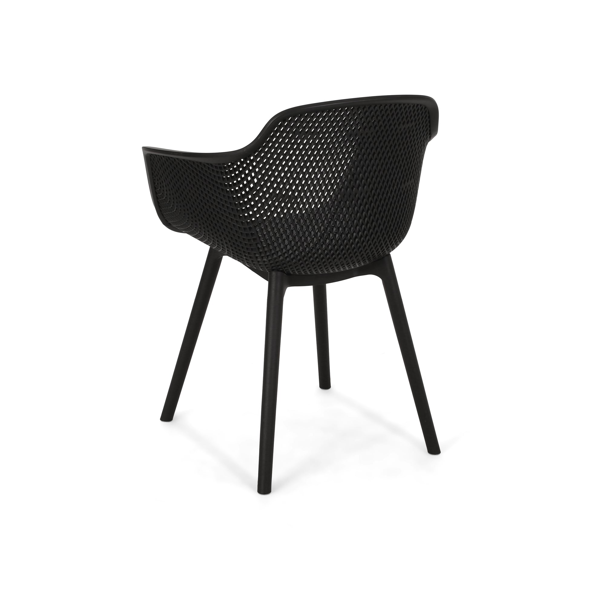 Lotus Chair Black Polypropylene