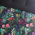 5 Piece Comforter Set Black King Cal King King Black Polyester