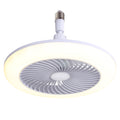 Mini Size 8 Inch Enclosed Socket E26 Ceiling Fan Light 3 Speeds 3 Light Color Dimming And Timing For Small Room Kitchen White Pc