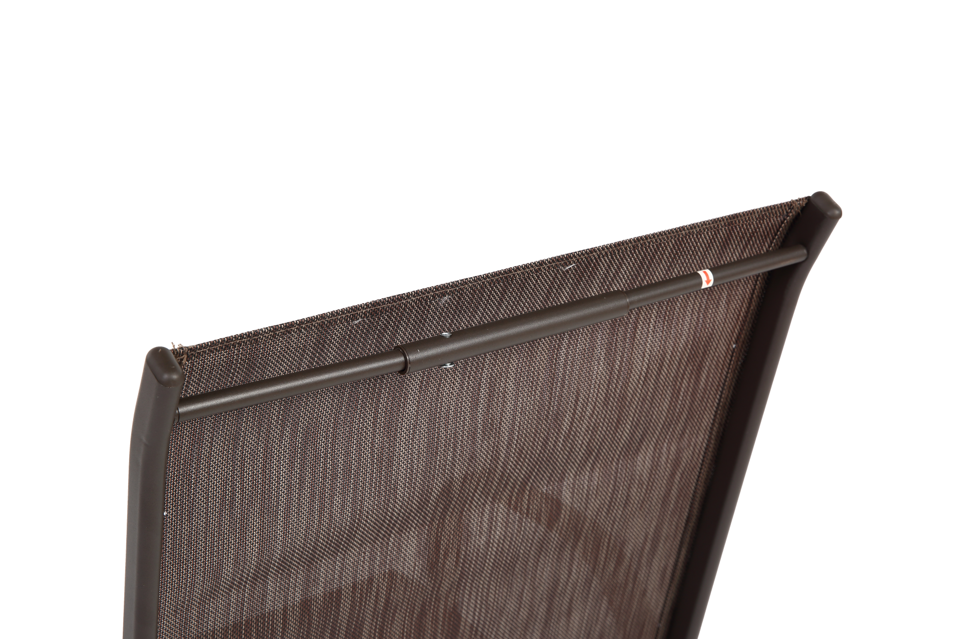 2 Piece Patio Chairs, Outdoor Camping Chairs Withtextilene Fabric, Set Of 2 Garden Chairs With Armrest High Backrest For Garden Patio Pool Beach Yard Space Saving Brown Brown Steel