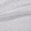 Reversible Bedspread Set White King White Cotton