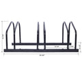 3 Bikes Floor Bike Stand, Bike Parking Rack Garage Bike Storage Stand Indoor Outdoor 22 28