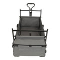 480Lbs Collapsible Wagon With Canopy,Wagon Stroller With 7