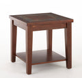 Davenport 3 Piece Table Set Brown Brown Wood