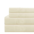 Lanester 4 Piece Full Size Deep Pocket Sheet Set The Urban Port, Cream Cream Microfiber