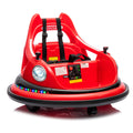 12V Ride On Bumper Car For Kids,Electric Car For Kids,1.5 5 Years Old,W Remote Control, Led Lights, Bluetooth & 360 Degree Spin, Vehicle Body With Anti Collision Paddingfive Point Safety Belt,2Wd Red Polyethylene