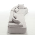 Unique Modeling Design,Upholstered Indoor Furniture,Foam Filled Sleeper Sofa Bed For Living Room,Bedroom,3 Colors Light Gray Primary Living Space Modern Foam Polyester 4 Seat