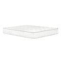 Premium 9 In. Medium Pocket Bed In A Box Spring Mattress King Size, White White Bedroom Contemporary Foam Polyester King