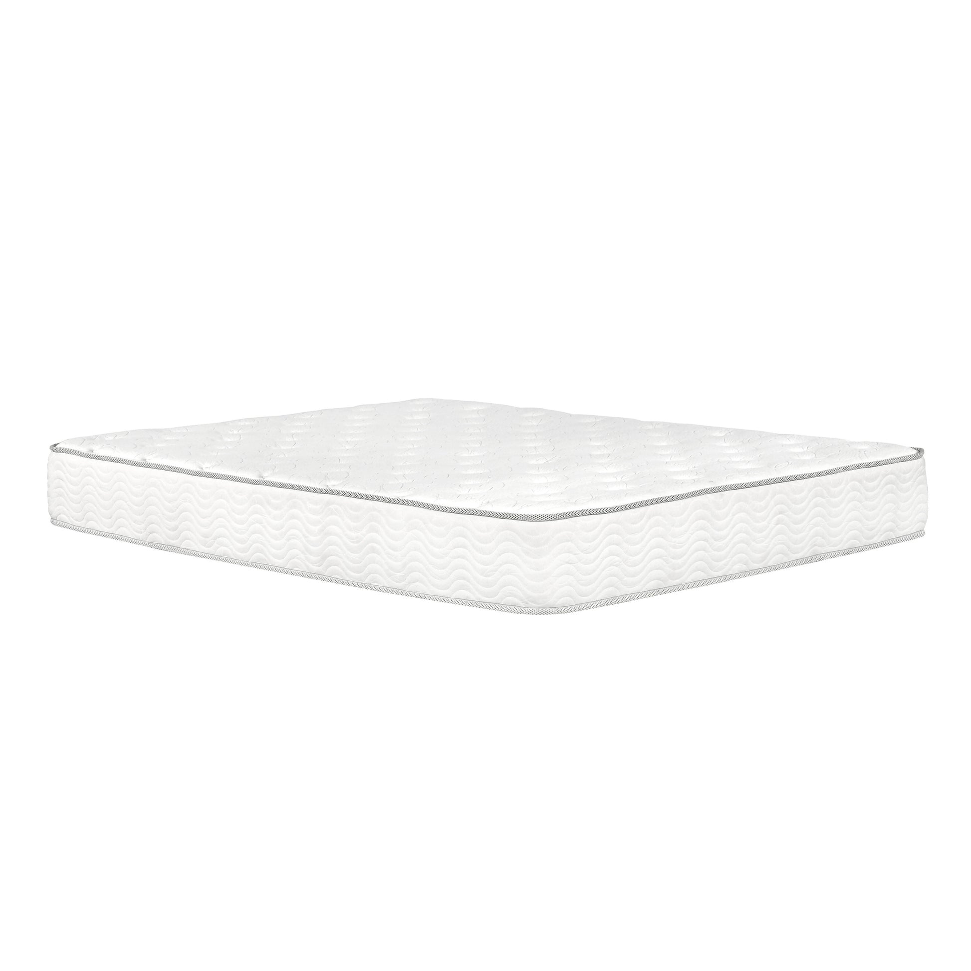 Premium 9 In. Medium Pocket Spring Mattress Full Size, White White Bedroom Contemporary Foam Polyester Full