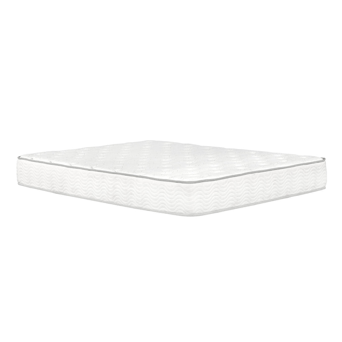 Premium 9 In. Medium Pocket Bed In A Box Spring Mattress Twin Size, White White Bedroom Contemporary Foam Polyester Twin