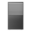 9720 Louver Grille 1 3 13Ft Aluminum Frame & Louvers Black Aluminium