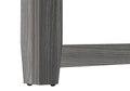 Accent Table, Console, Entryway, Narrow, Corner, Living Room, Bedroom, Grey Laminate, Contemporary, Modern Grey Particle Board