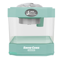 Snow Cone Maker, Tabletop Shaved Ice Machine For Slushies & Frozen Drinks, 2 Reusable Cups, Ice Scoop Green Plastic