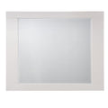 Naima Ii White High Gloss Finish Mirror White Mirror,Synthetic Wood